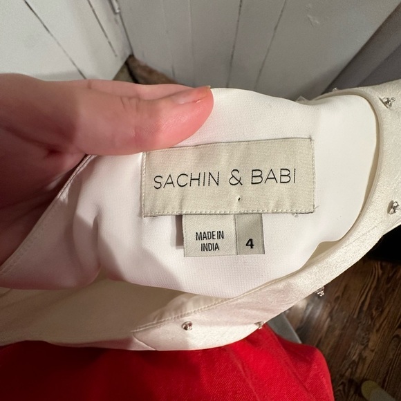 Sachin & Babi Elliana Anthropologie One Shoulder Dress size 4 - Picture 5 of 7